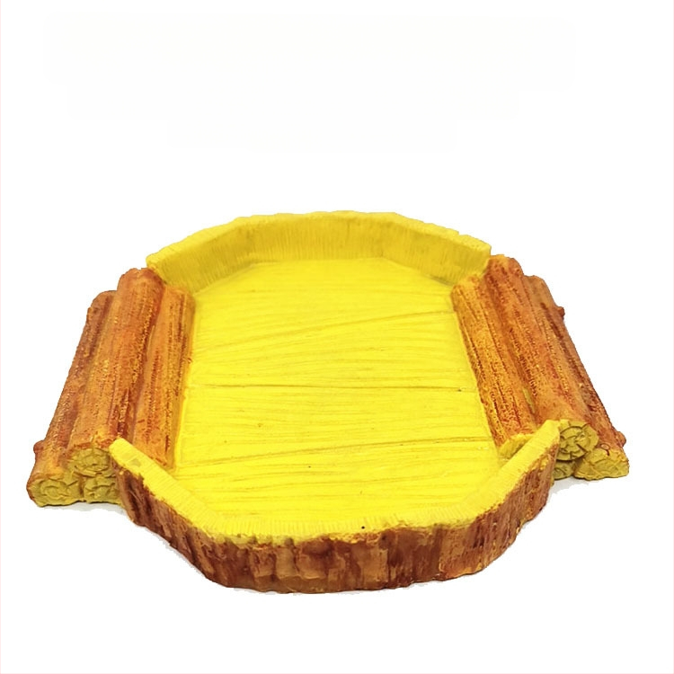 Tehase otsemüük kalapaagi kaunistuseks akvaariumi simuleeritud flokeeritud vaigust veekauss kilpkonna ronimislemmikloomade söögitaldrik flokeeritud kilpkonnanõu