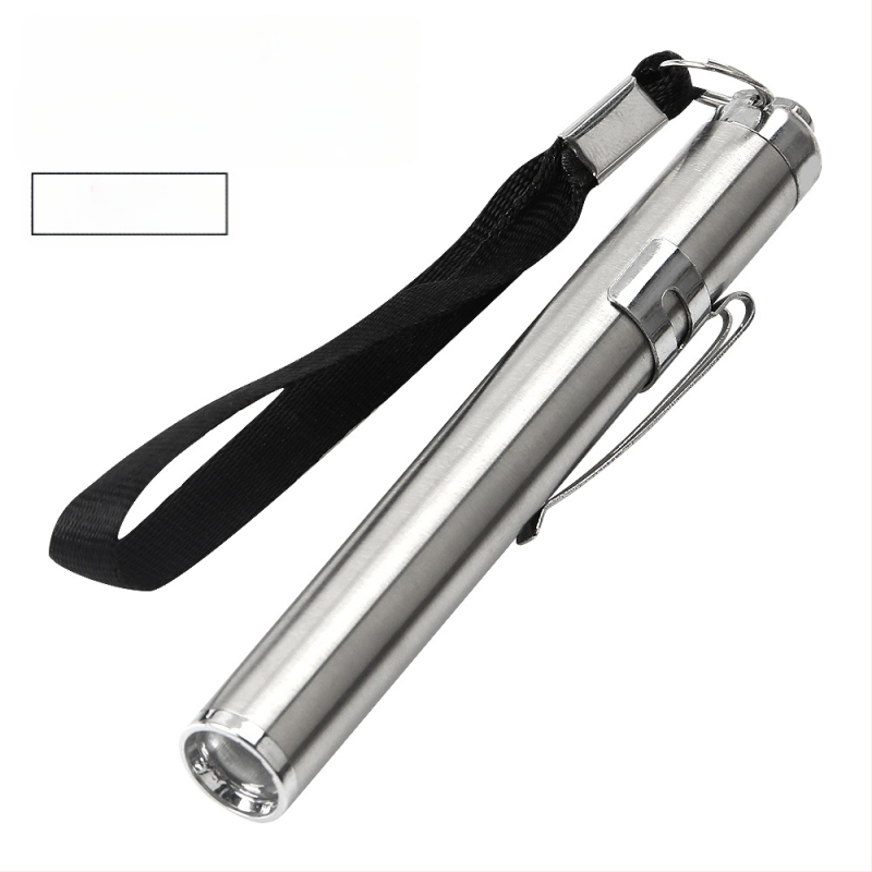 Meditsiinilised väikesed kingitused, millele on kohandatud logo graveerimine, valge valguse patareide vahetamine, üldise läbivaatuse spetsiaalne tagant vajutatav meditsiiniline õpilaspliiats