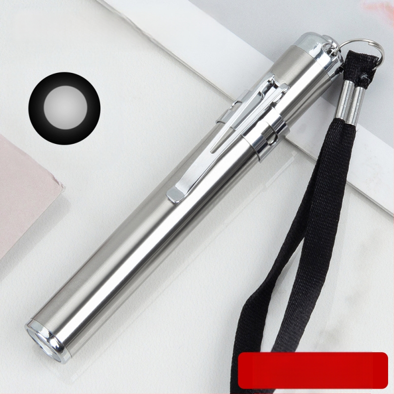 Meditsiinilised väikesed kingitused, millele on kohandatud logo graveerimine, valge valguse patareide vahetamine, üldise läbivaatuse spetsiaalne tagant vajutatav meditsiiniline õpilaspliiats