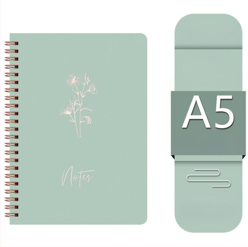 Gamyklos sandėlyje tiekiama ritinių knyga „Macaron“ spalvota palaidų lapų knyga studentams, užrašų knygelė biuro užrašams, didmeninė prekyba