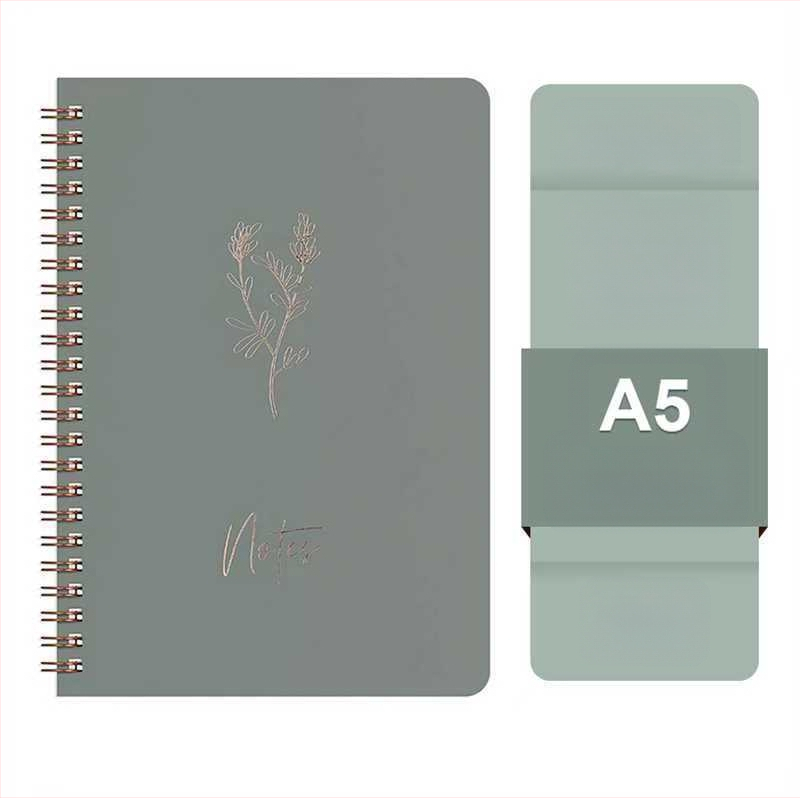 Gamyklos sandėlyje tiekiama ritinių knyga „Macaron“ spalvota palaidų lapų knyga studentams, užrašų knygelė biuro užrašams, didmeninė prekyba