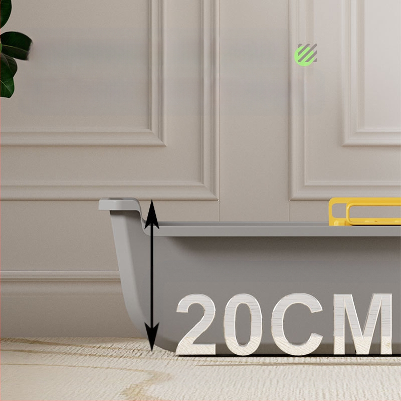 Suur kassiliivkast poolsuletud ämbriga, eemaldatav kassi tualett, kõrgusvastane tara, väline pritsmetega kassi väljaheidete bassein, hulgimüük