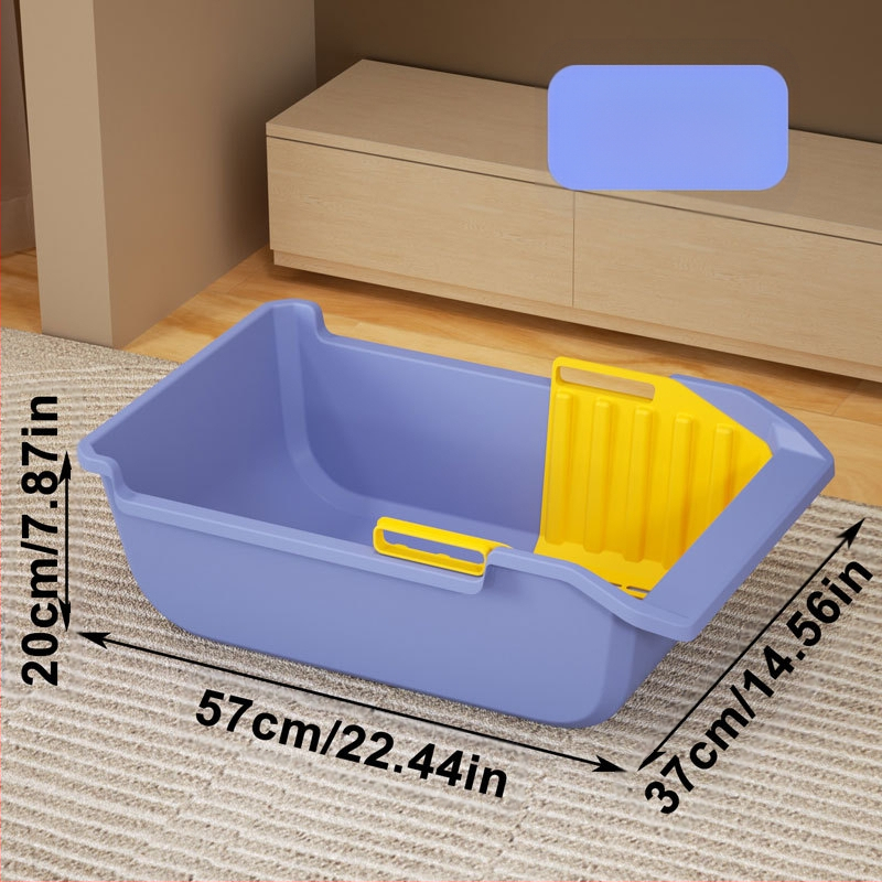 Suur kassiliivkast poolsuletud ämbriga, eemaldatav kassi tualett, kõrgusvastane tara, väline pritsmetega kassi väljaheidete bassein, hulgimüük