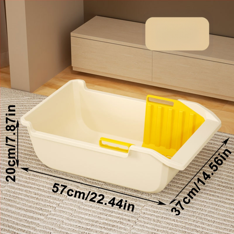 Suur kassiliivkast poolsuletud ämbriga, eemaldatav kassi tualett, kõrgusvastane tara, väline pritsmetega kassi väljaheidete bassein, hulgimüük