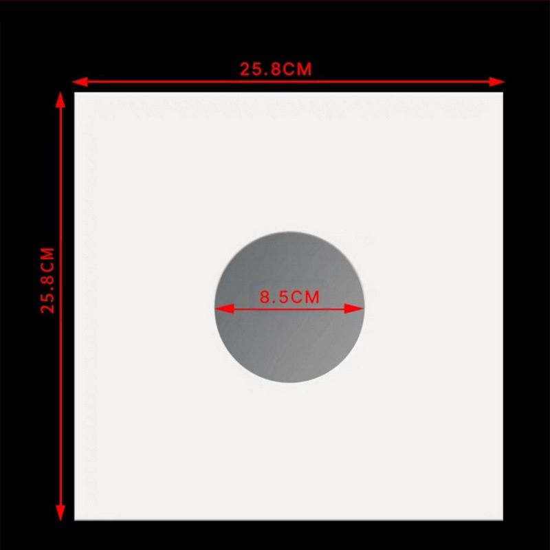 71012-tolline Lp vinüülplaadipaberi sisekott, jõupaber + polüpropüleenist kile, kahekihiline kaitsekate, antistaatiline kile hoiustamine