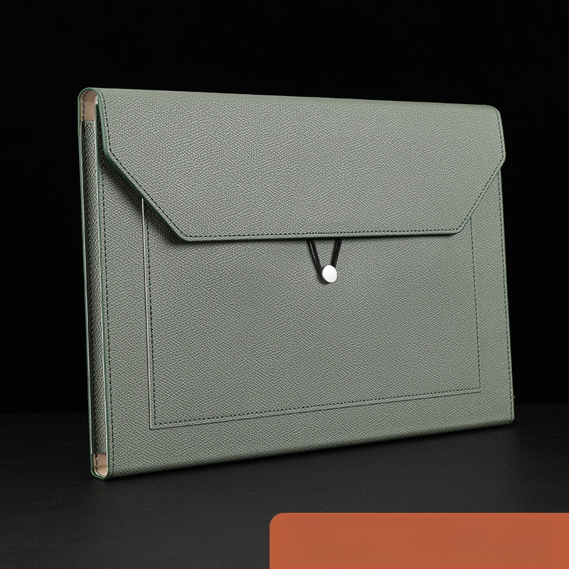 A4 formaadis tipptasemel paksendatud mahutavusega suure mahutavusega veekindel konverentsidokumendikott, failikott, kontoridokumendikott, äridokumentidele