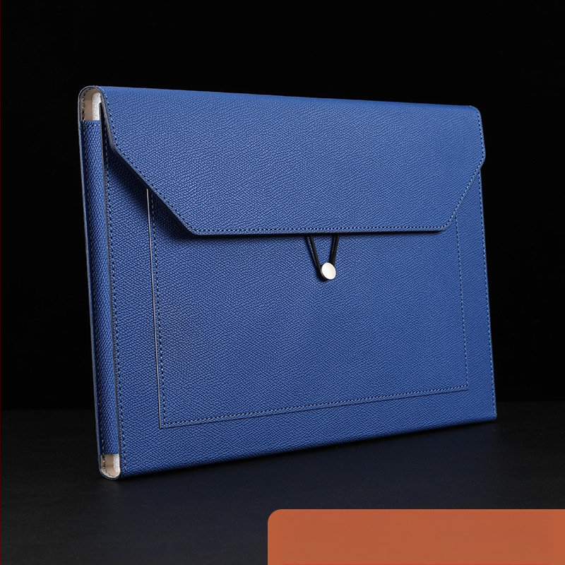 A4 formaadis tipptasemel paksendatud mahutavusega suure mahutavusega veekindel konverentsidokumendikott, failikott, kontoridokumendikott, äridokumentidele