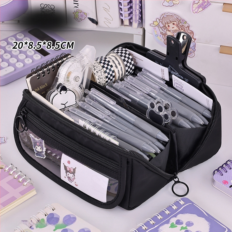 9 rétegű ceruzatartó, nagy kapacitású, szennyeződés-álló, aranyos tejes Huhu, nagy értékű írószerdoboz általános iskolásoknak, fejlett érzékkel bíró ceruzatartó