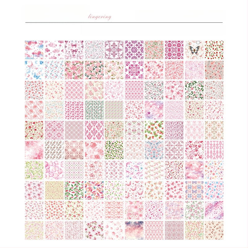 Yuezhen Специално за Fanhua Manyuan Наръчник Стикери Материал Този ретро Post-it Хартия Нелепващ Материал Хартия