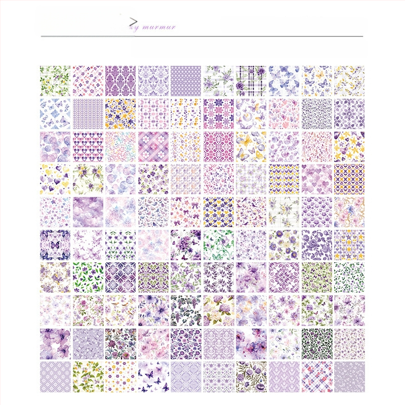 Yuezheni piiriülene eripakkumine Fanhua Manyuani käsiraamatu kleebismaterjalile See retrohõnguline märkmepaber Mittekleepuv materjal Paber