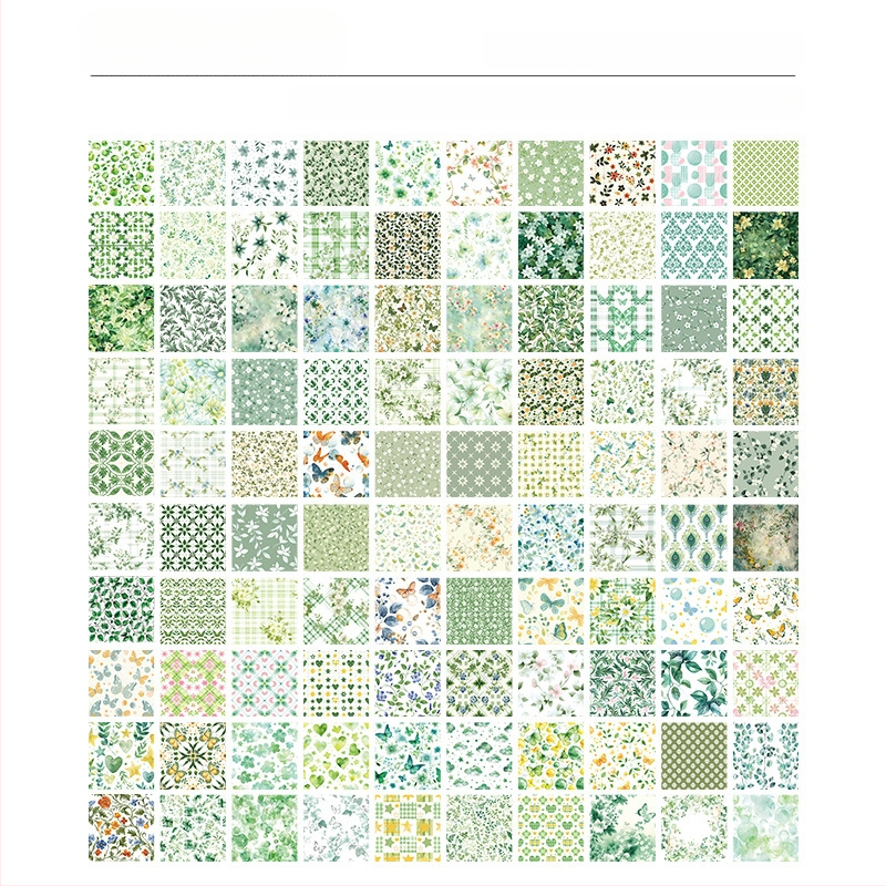 Yuezhen Специално за Fanhua Manyuan Наръчник Стикери Материал Този ретро Post-it Хартия Нелепващ Материал Хартия