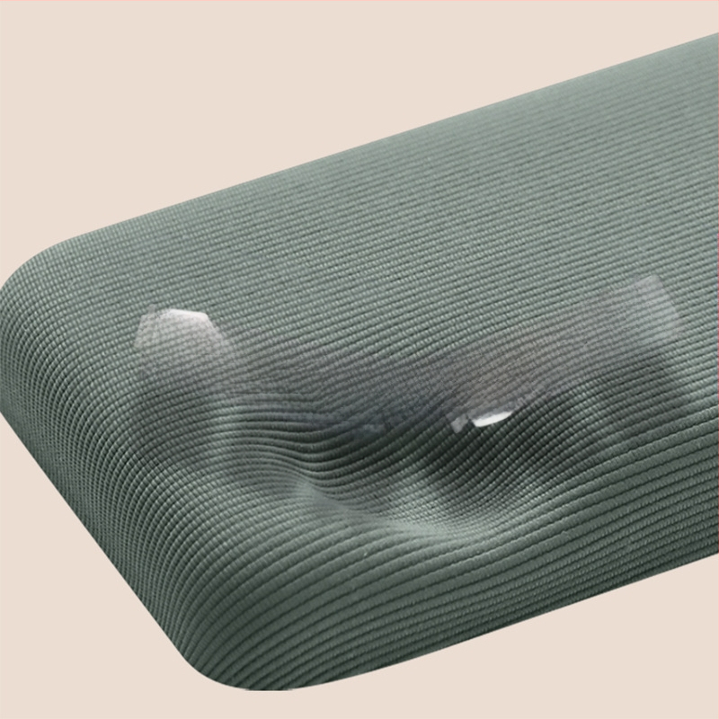 Csíkos szilikon csukló egérpad memóriahabos billentyűzet kéztámasz csuklótámasz egérpad puha és kényelmes irodai egyszerű