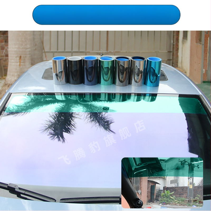 Priekinė saulės plėvelė, atspindinti izoliacinė plėvelė, dekoratyvinė juostelė, saulės skydelis, puspriekabės priekinis stiklas, sunkvežimio automobilio apsaugos nuo saulės plėvelė