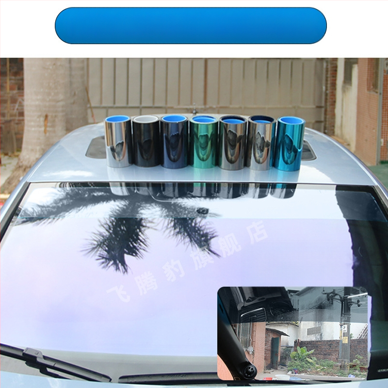 Priekinė saulės plėvelė, atspindinti izoliacinė plėvelė, dekoratyvinė juostelė, saulės skydelis, puspriekabės priekinis stiklas, sunkvežimio automobilio apsaugos nuo saulės plėvelė