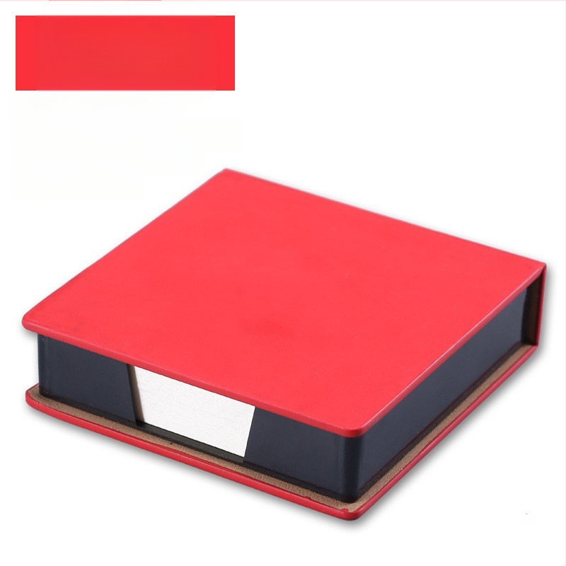 PU stereo piezīmju kaste biroja kancelejas preču uzglabāšanas kaste piezīme piezīme piezīme piezīme piezīme piezīmju grāmatiņa drukājama logotipa vairumtirdzniecība