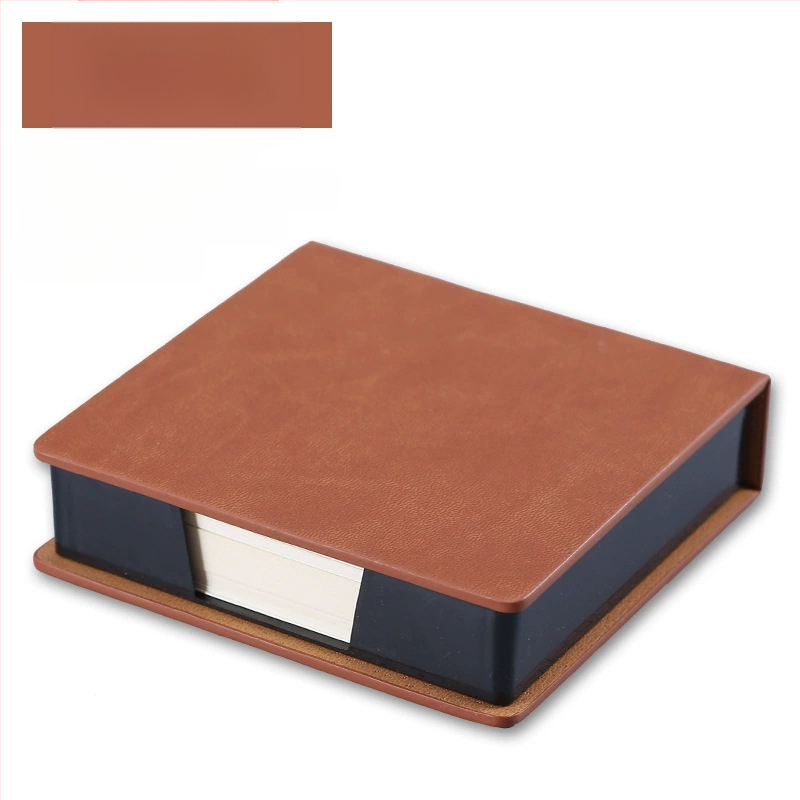PU stereo piezīmju kaste biroja kancelejas preču uzglabāšanas kaste piezīme piezīme piezīme piezīme piezīme piezīmju grāmatiņa drukājama logotipa vairumtirdzniecība