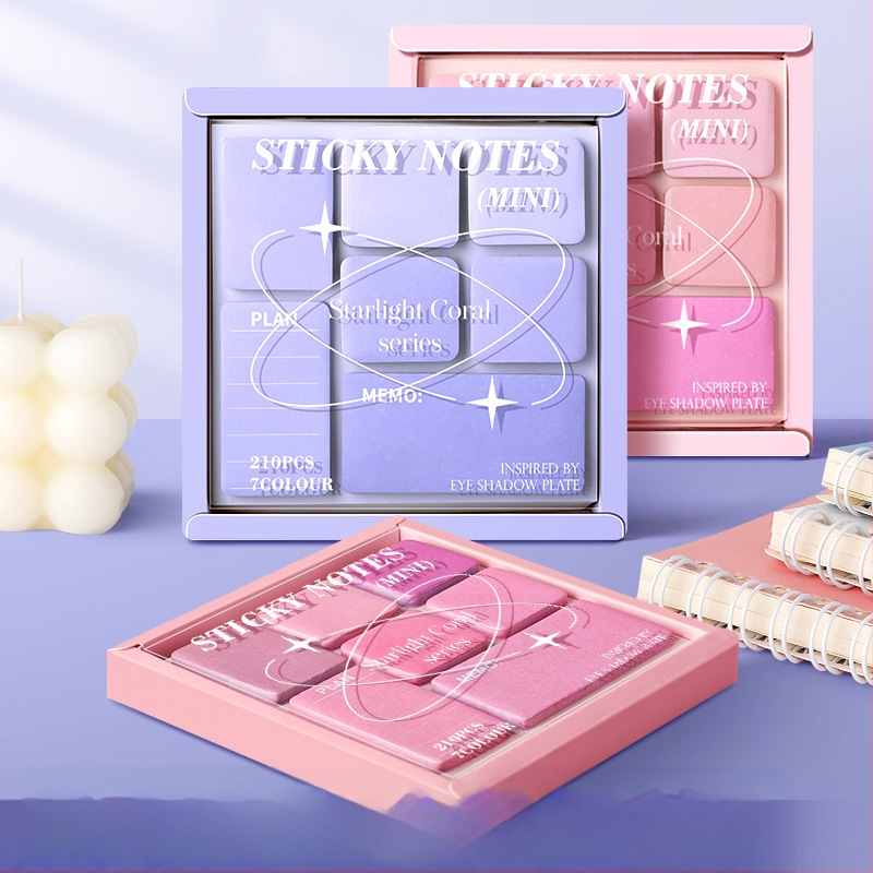 Samoljepljive pločice za sjenilo za oči za učenike osnovne i srednje škole s naljepnicama visoke kvalitete u boji za uredsku upotrebu n puta s jakom ljepljivošću