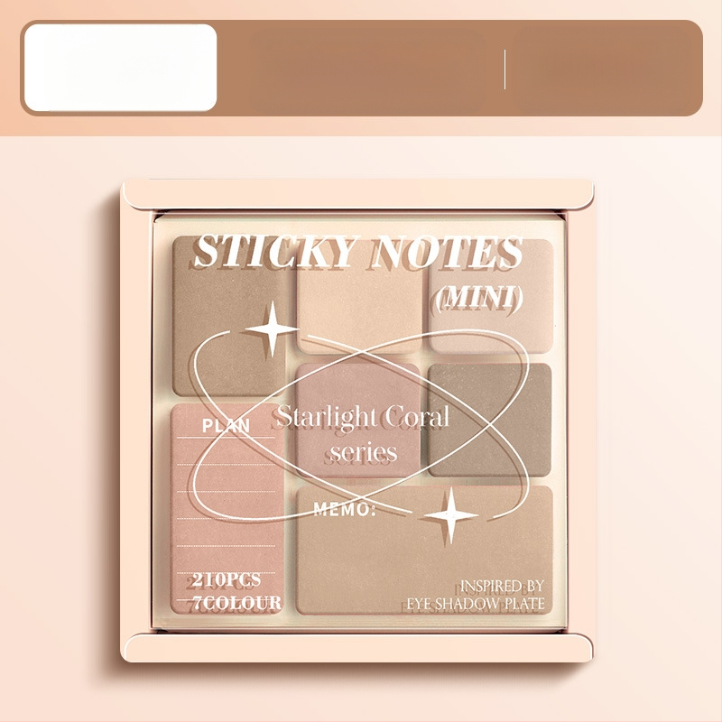 Samoljepljive pločice za sjenilo za oči za učenike osnovne i srednje škole s naljepnicama visoke kvalitete u boji za uredsku upotrebu n puta s jakom ljepljivošću