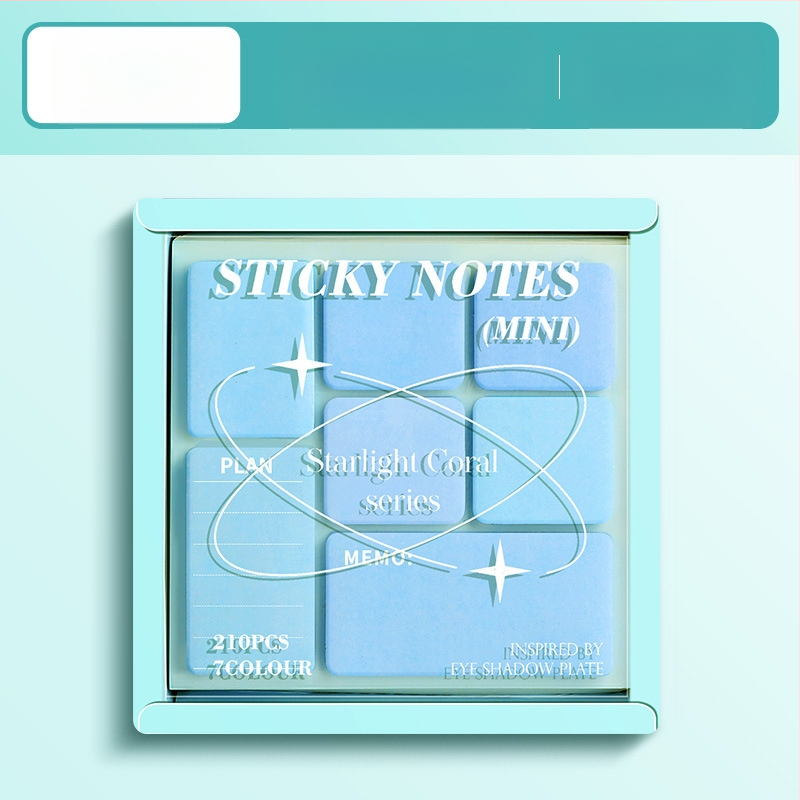 Samoljepljive pločice za sjenilo za oči za učenike osnovne i srednje škole s naljepnicama visoke kvalitete u boji za uredsku upotrebu n puta s jakom ljepljivošću