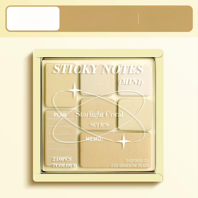 Samoljepljive pločice za sjenilo za oči za učenike osnovne i srednje škole s naljepnicama visoke kvalitete u boji za uredsku upotrebu n puta s jakom ljepljivošću