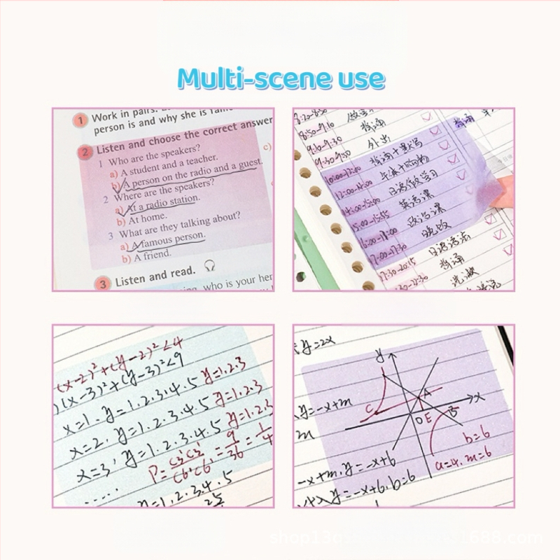 Átlátszó gyöngyházfényű kihúzható Post-it jegyzetek Morandi index matrica diákjegyzetek matrica matrica matrica matrica matrica matrica matrica