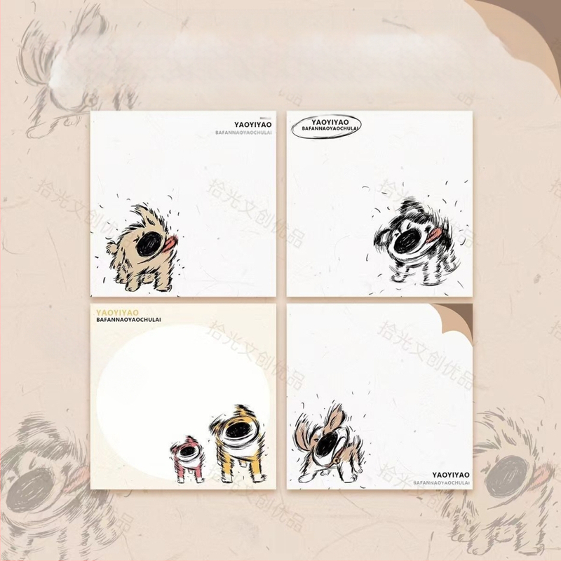 Dekoratyvinė klija mergaitė studentė šuo ašara nerimas užrašas didelė spalvų vertė juokinga negaliu nusikratyti vėjo skardinė maža raudona knyga