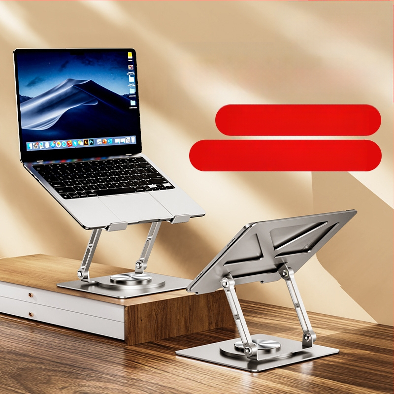 Pöörlev sülearvutialus, vertikaalne lauaarvuti, tõstev õõnes jahutav tõstetav kokkupandav metallist sülearvutialus