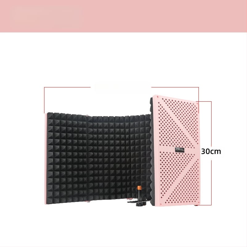 Elava karaoke kondensaatormikrofoni heliisolatsioon puuvillast heli neelav puuvillane hulgimüügi mikrofoni heliisolatsiooniplaat tuulekindel ekraan viieukseline heliisolatsioonikate