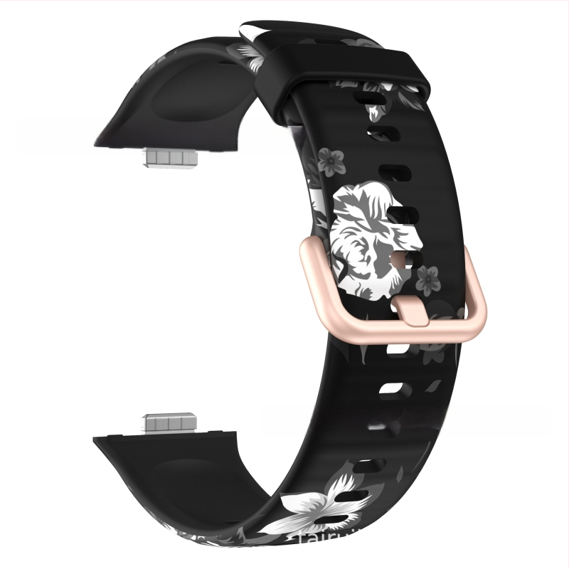 Huawei Watch Fit3 nyomtatott színes csattal ellátott szilikon szíj Huawei Fit3 Smart Sport csereszíj