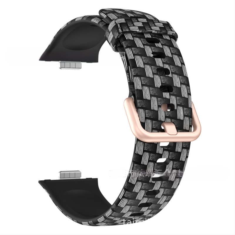 Huawei Watch Fit3 nyomtatott színes csattal ellátott szilikon szíj Huawei Fit3 Smart Sport csereszíj