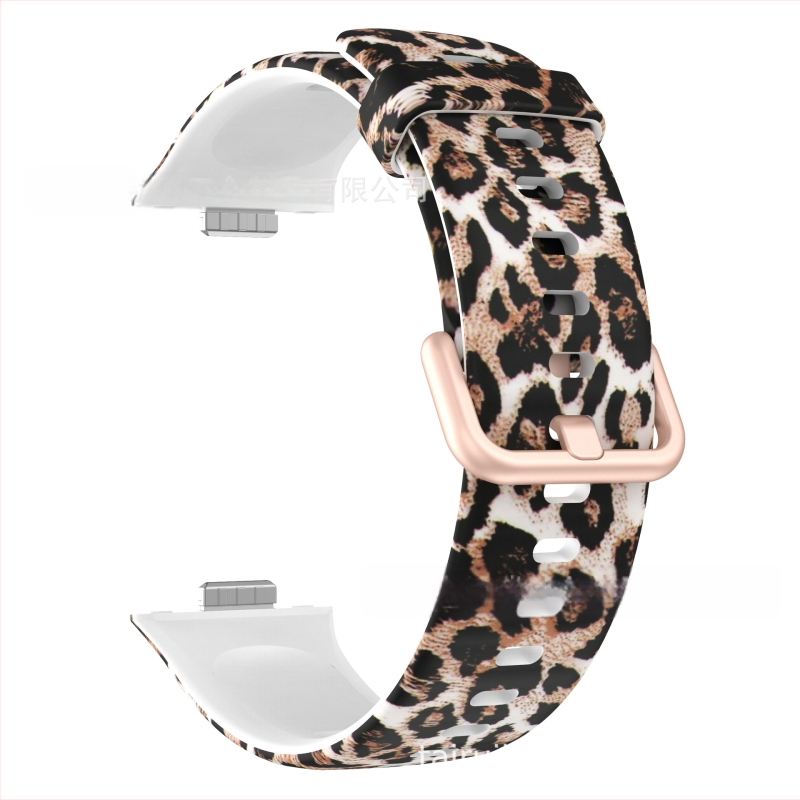 Huawei Watch Fit3 nyomtatott színes csattal ellátott szilikon szíj Huawei Fit3 Smart Sport csereszíj