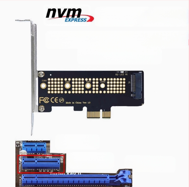 SSDM. 2 NVME към PCIE PCI-E4.0 X1 X4 X8 x16 високоскоростна разширителна преобразувателна карта