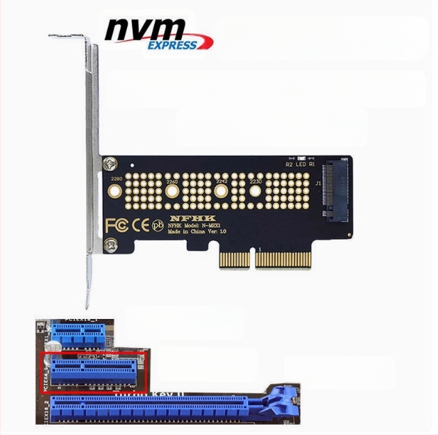 SSDM. 2 NVME към PCIE PCI-E4.0 X1 X4 X8 x16 високоскоростна разширителна преобразувателна карта