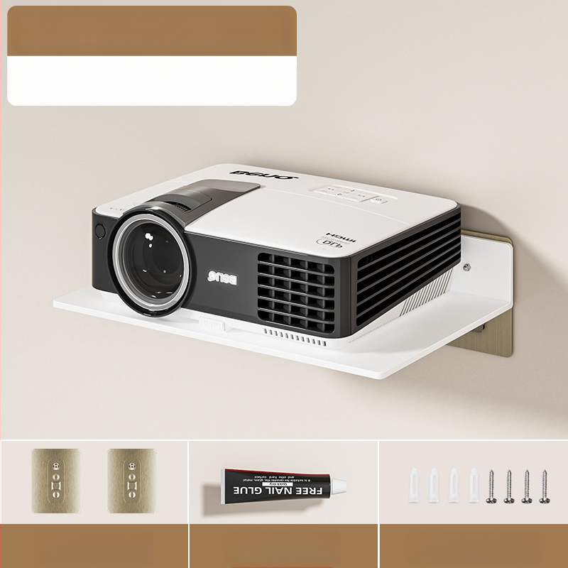 Falra szerelhető kamerakonzol, többcélú fali set-top box, projektor tartóállvány, lyukasztásmentes router tárolóállvány