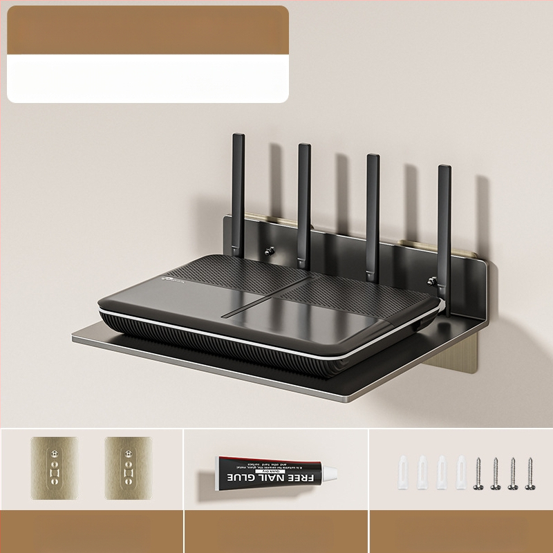 Falra szerelhető kamerakonzol, többcélú fali set-top box, projektor tartóállvány, lyukasztásmentes router tárolóállvány