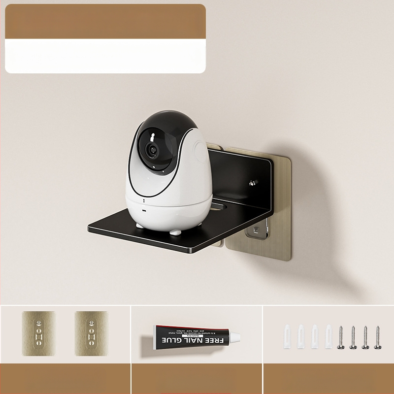 Falra szerelhető kamerakonzol, többcélú fali set-top box, projektor tartóállvány, lyukasztásmentes router tárolóállvány