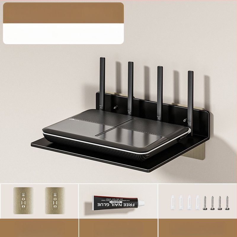 Falra szerelhető kamerakonzol, többcélú fali set-top box, projektor tartóállvány, lyukasztásmentes router tárolóállvány