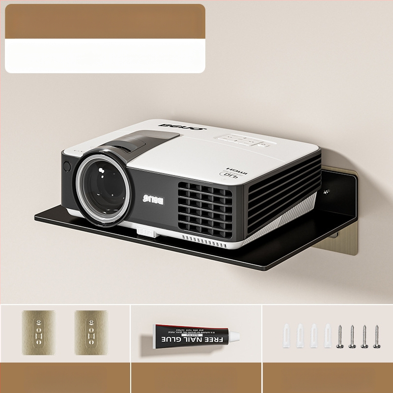 Falra szerelhető kamerakonzol, többcélú fali set-top box, projektor tartóállvány, lyukasztásmentes router tárolóállvány