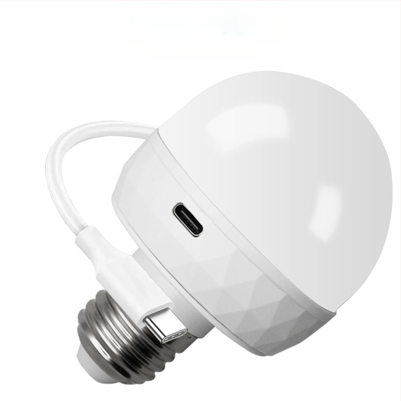 Typec laadimine E26E27e14 värviline puldiga atmosfäärilamp köögikapp värviline laadimislaualamp pirn