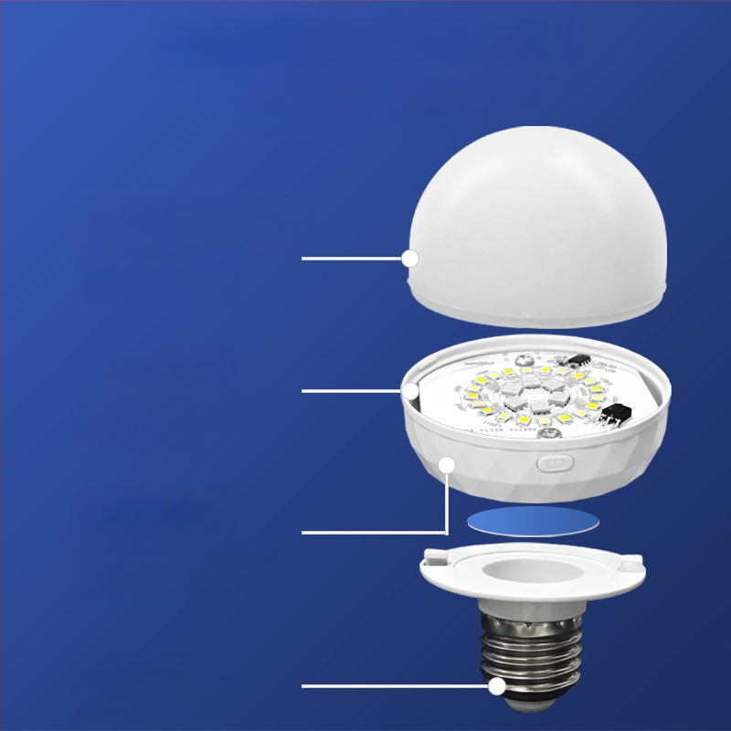 Typec laadimine E26E27e14 värviline puldiga atmosfäärilamp köögikapp värviline laadimislaualamp pirn
