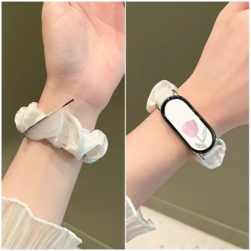 Piemērots 9 collu pulksteņa siksniņai meitenēm 3/4/5/6/7/8Nfc aprocei, jauna, austa, nomaiņas, maza smarža