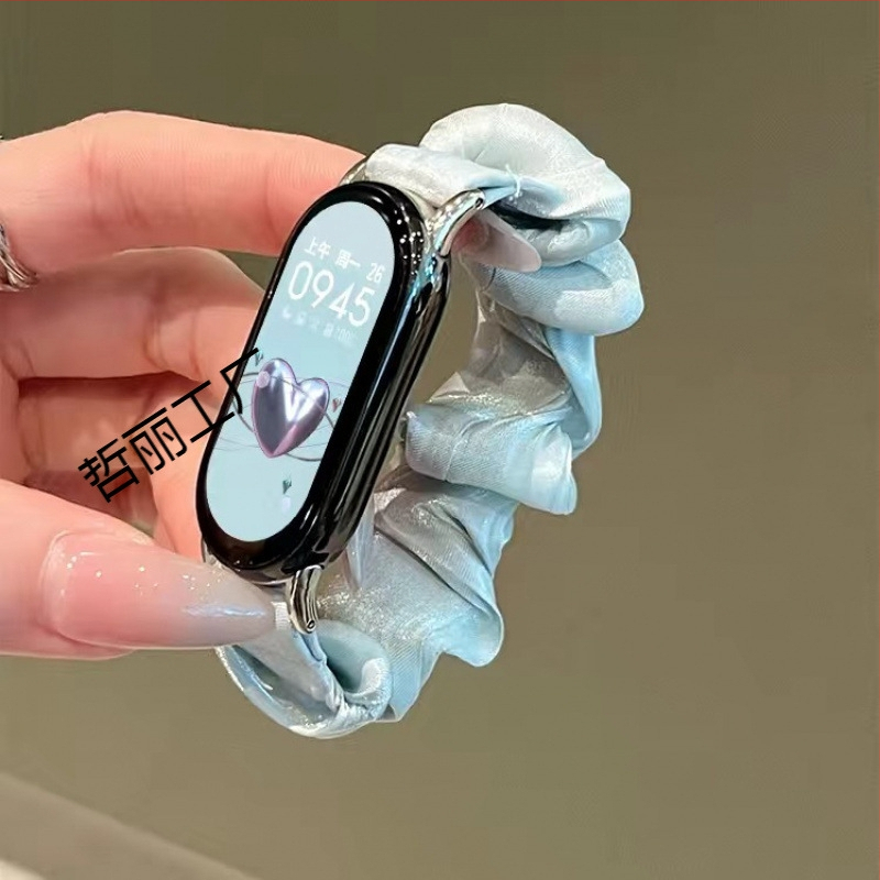 Piemērots 9 collu pulksteņa siksniņai meitenēm 3/4/5/6/7/8Nfc aprocei, jauna, austa, nomaiņas, maza smarža