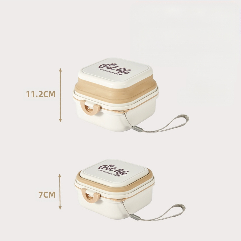 Új kutyáknak való kültéri összecsukható tál, kétrétegű ivóvíztál, hordozható ivóvíztál, állateledel-eszközök, kutyatál