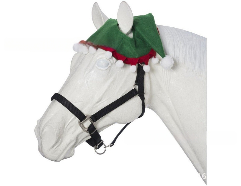 Hobuse jõulutarbed Jõuluvana ratsakaunistused Jõuluhobuse jalgade komplekt Jõulupühade valjaste peakomplekt