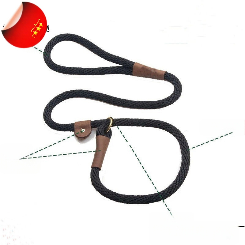 Koerarihm nailonist treeningrihm reguleeritava liugpandlaga väikesele, keskmisele ja suurele koerale, jalutusrihm, koerakaelarihm must