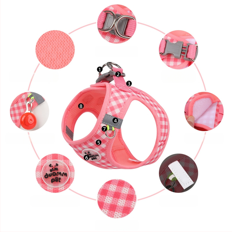 Amazon Explosions kassirihm lemmiklooma rinnal seljal kassipoja ruuduline trükis hingav koera rinnal seljal kutsikas ristpiir