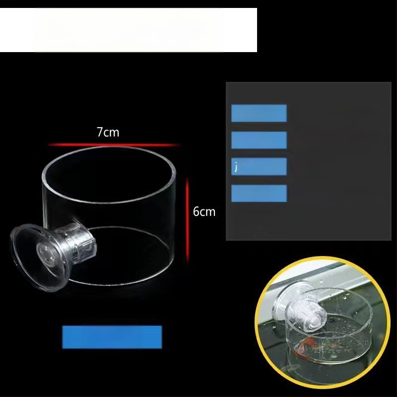 Akvaariumi söötja punane putukatops väike akvaariumikalade söötmisrõngas ujuv fikseeritud kalasöötja söötmisrõngas söötmistoru