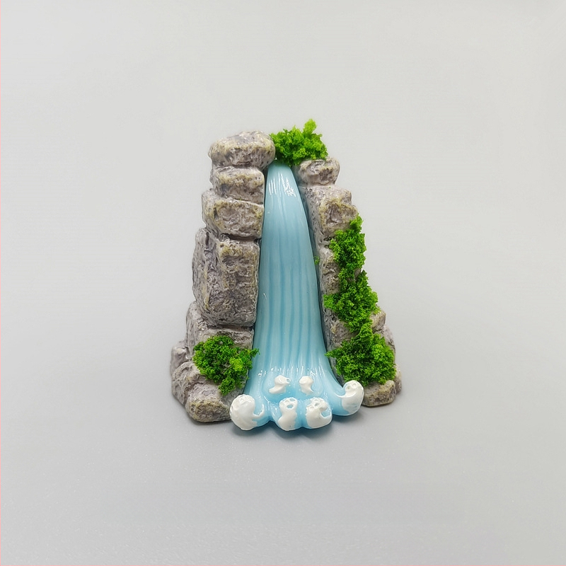 netikras peizažas ežeras krioklys akmuo samanos mikro peizažas sodininkystė „pasidaryk pats“ ornamentų aksesuarai maži papuošalai