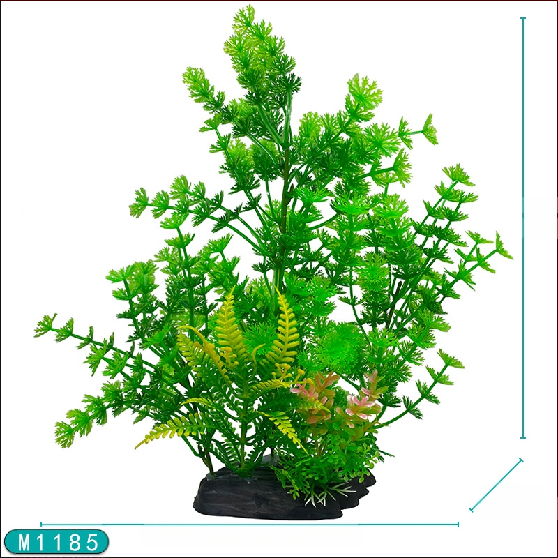 Akvárium tereprendezés műanyag vízi haltartály dekoráció szimuláció művirágok és növények növényi díszek határokon átnyúló nagykereskedelmi forrás gyártók