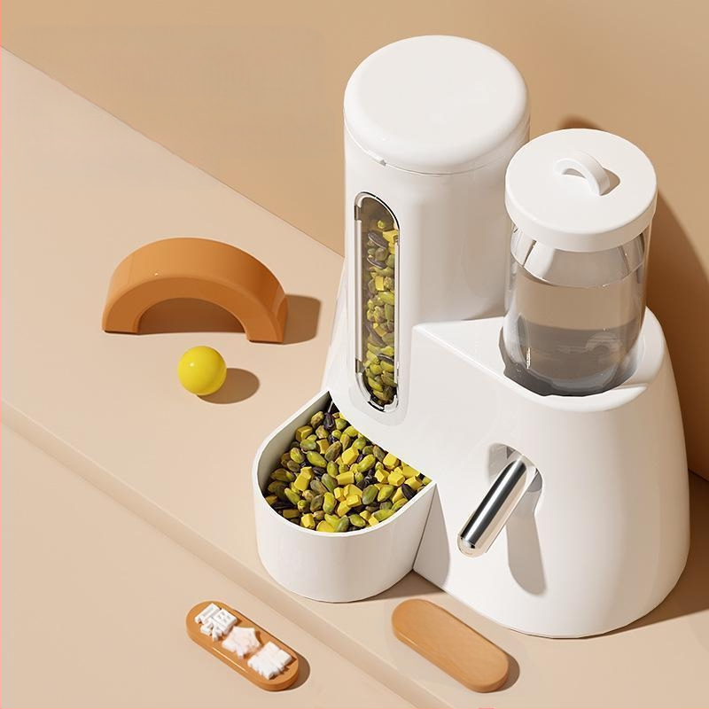 Hamsteri toidukauss ja joogivesi, kaks-ühes automaatne söötja, suure mahutavusega kuldkaru joogivee dosaator